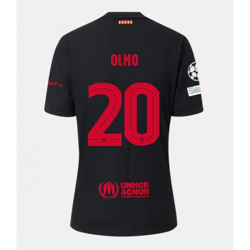 Pánský Fotbalový dres Barcelona Dani Olmo #20 2024-25 Venkovní Krátký Rukáv